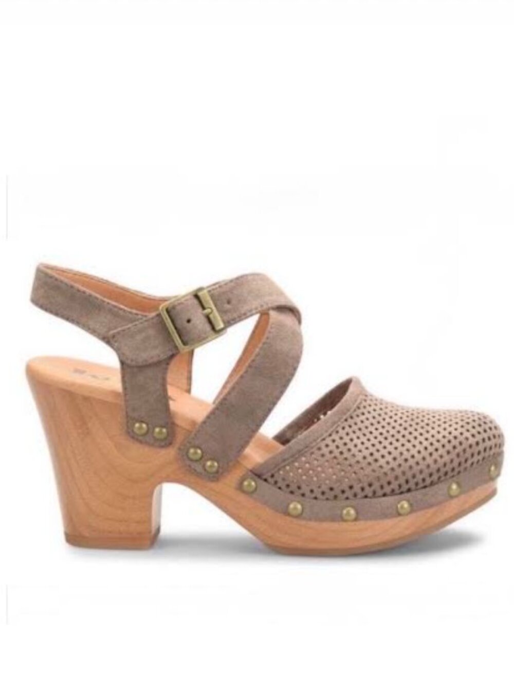 NEW Retro Kork's women's wooden platform shoes. SIZE 7